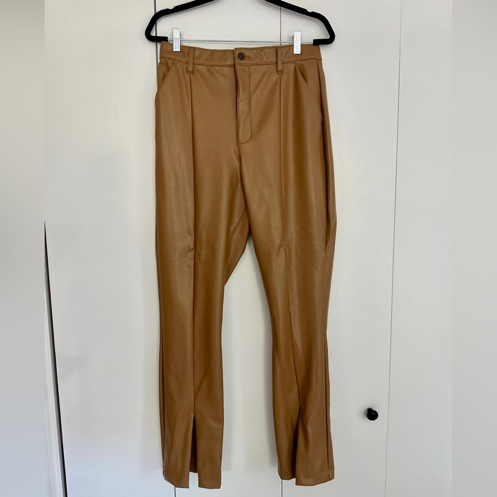 Abercrombie & Fitch Tan Flare Pants